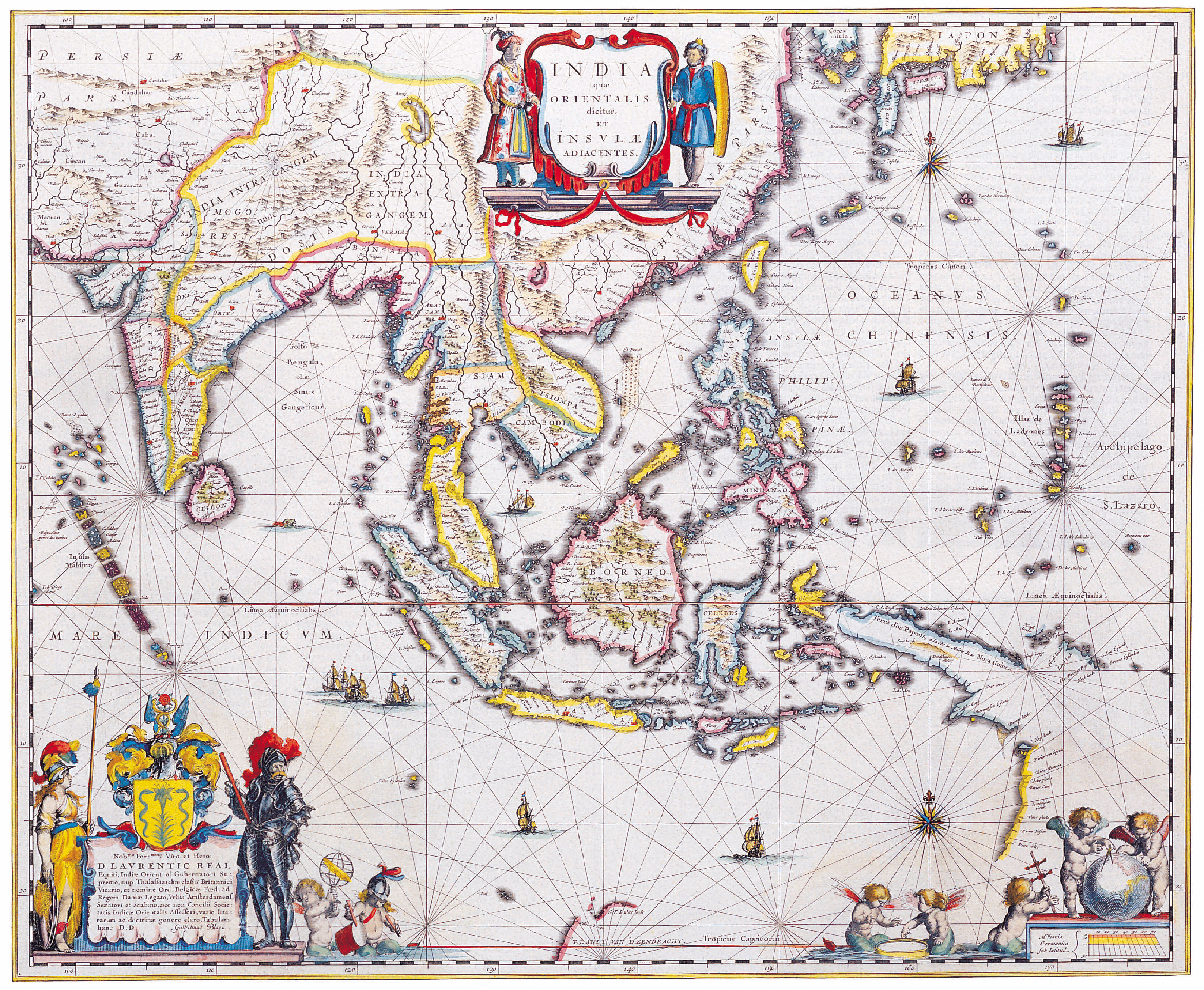This meme is an image of a map of the world, specifically the Indian Ocean and surrounding regions, with a caption that reads "When you realize you're not in India, but in India". The image is likely a humorous take on the concept of cultural identity and the idea that one's sense of belonging can be tied to a specific geographic location.